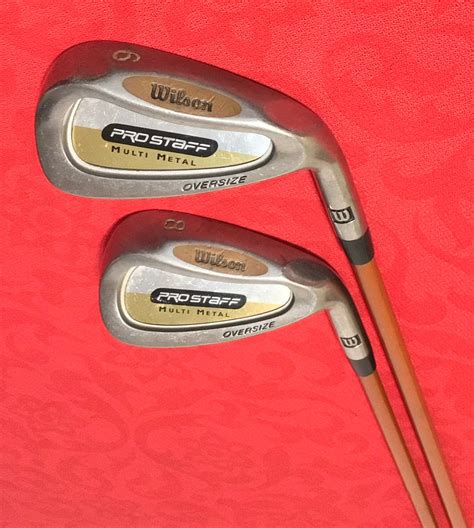 wilson pro staff oversize irons review - Wilson Staff bullet back irons.